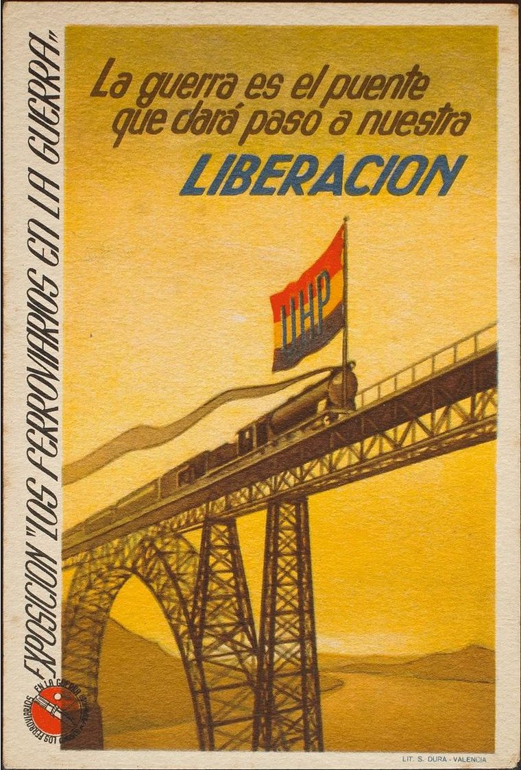 Republican Propaganda Postcard Spain Espana Guerra Civil War